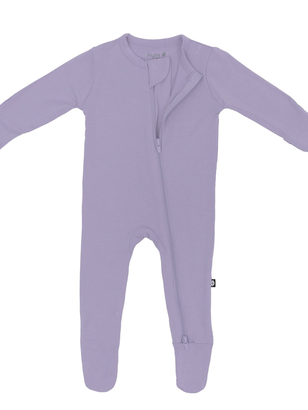 Kyte Zippered Footie in Taro